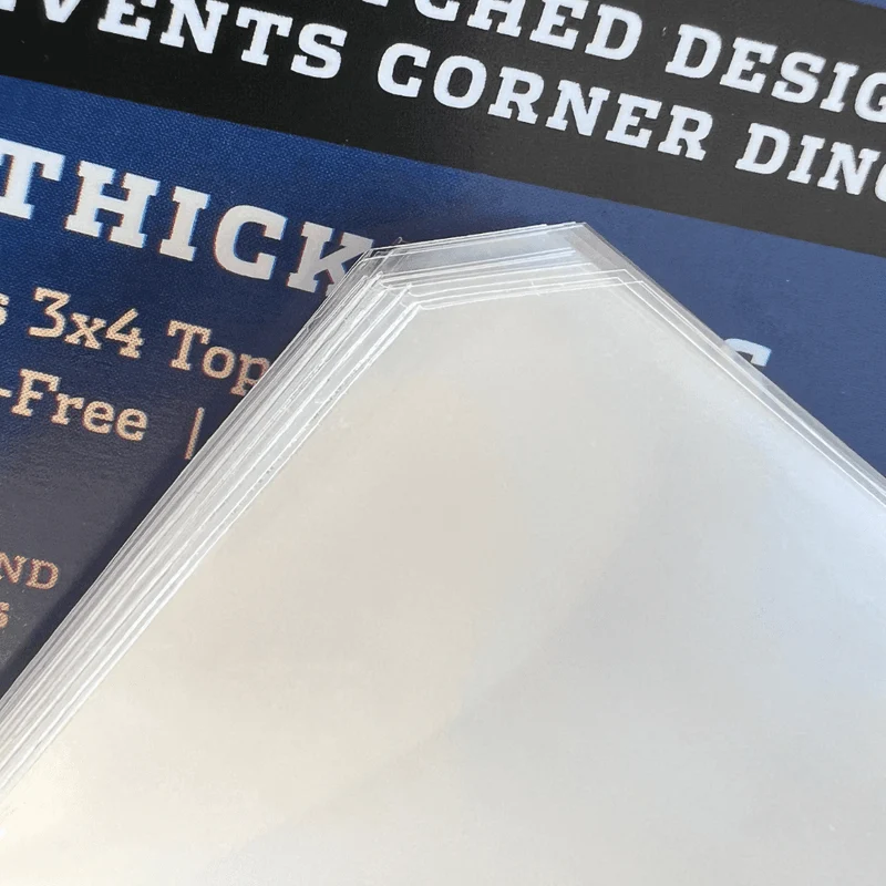 10,000ct Case Notched Soft Card Sleeves for Thick Size Trading Cards - Image 2