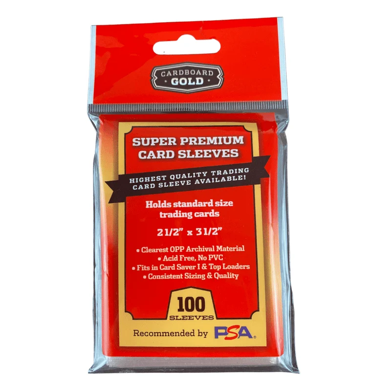 1000ct (10 packs) Super Premium Soft Card Sleeves for Thick Size Trading Cards