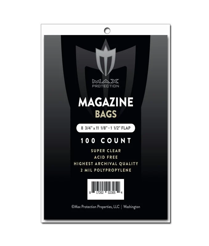1000ct Case Magazine Bags - 8-3/4x11-1/8