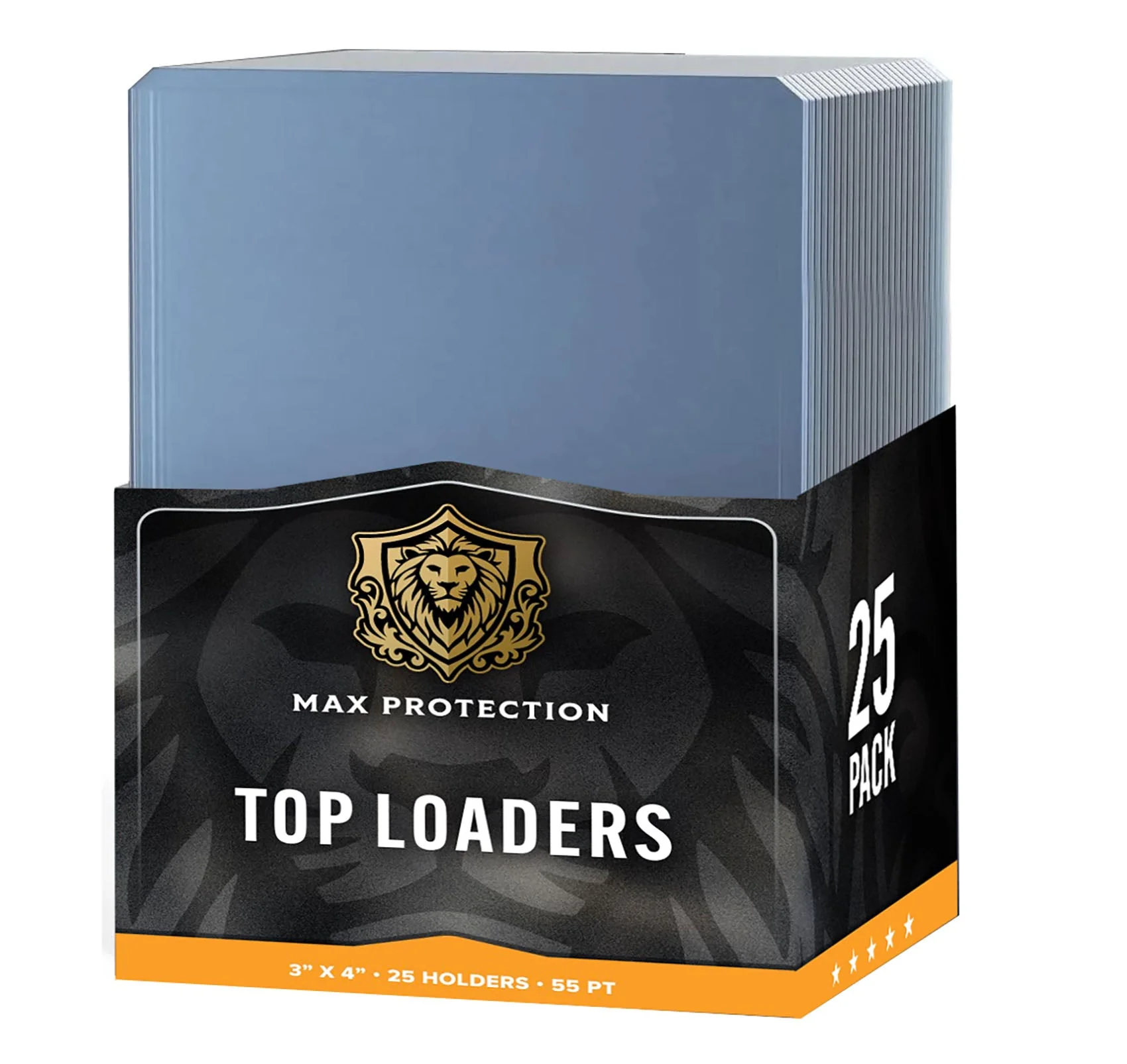 1000ct Case Ultra Max Pro 55pt Trading Card Toploaders | Crystal Clear Holders - Image 3