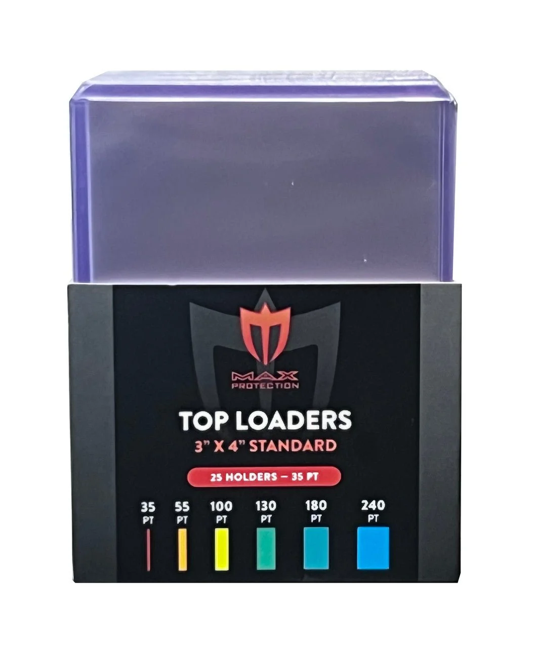 1000ct Case Ultra Max Pro 35pt Trading Card Toploaders | Crystal Clear Holders - Image 3