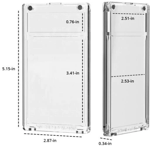 100ct Zion MagPro 180pt Magnetic Card Holders - Image 6