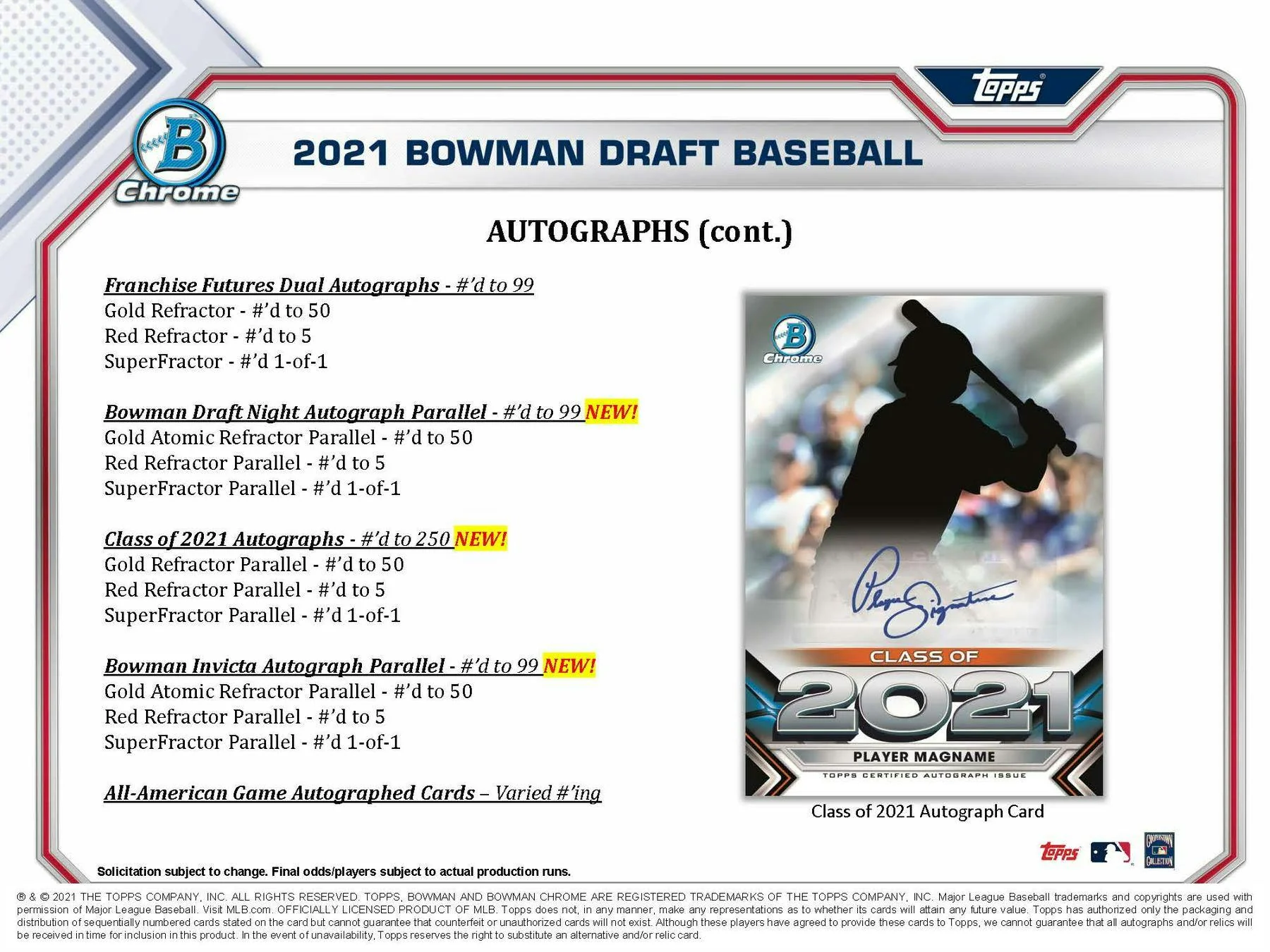 2021 Bowman Draft Baseball Asia Exclusive Hobby Box - Image 8