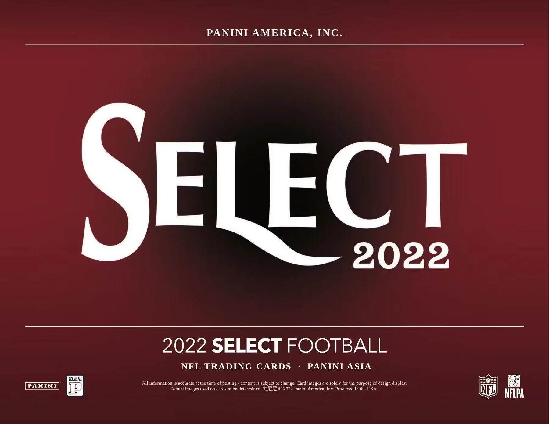 2022 Panini Select Football Asia Tmall Box - Image 3