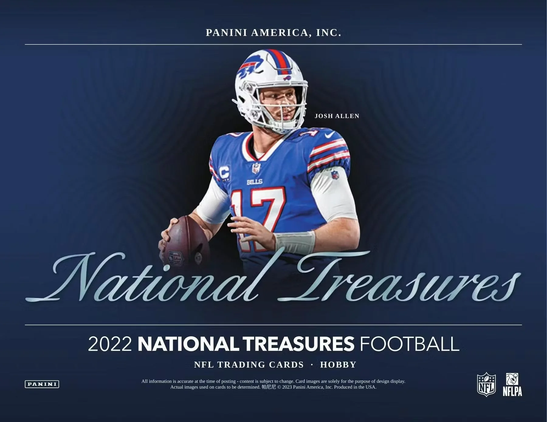 2022 Panini National Treasures Football Hobby Box - Image 3