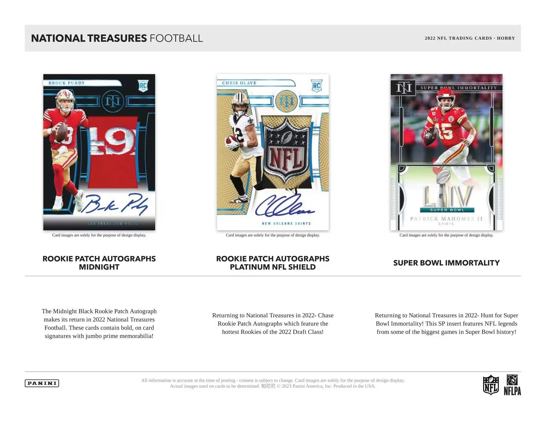 2022 Panini National Treasures Football Hobby Box - Image 5