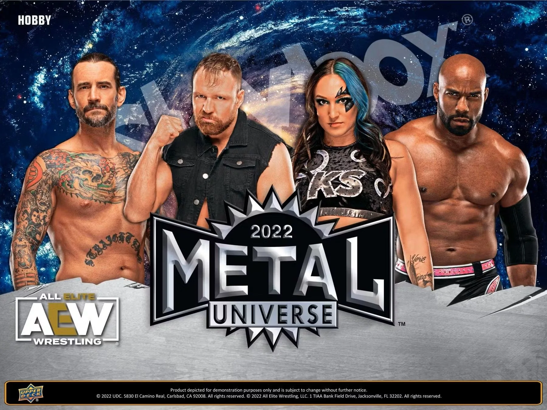 2022 Upper Deck All Elite Wrestling AEW Skybox Metal Universe Hobby Box - Image 4