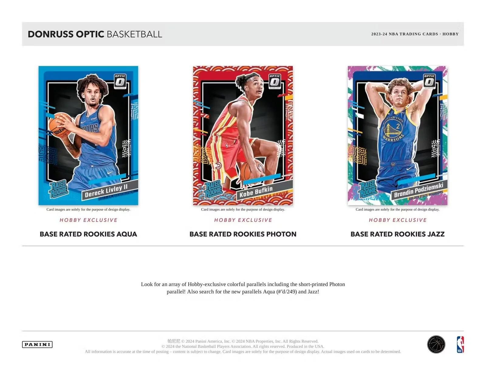 2023-24 Panini Donruss Optic Basketball 1st Off The Line FOTL Hobby Box - Image 6