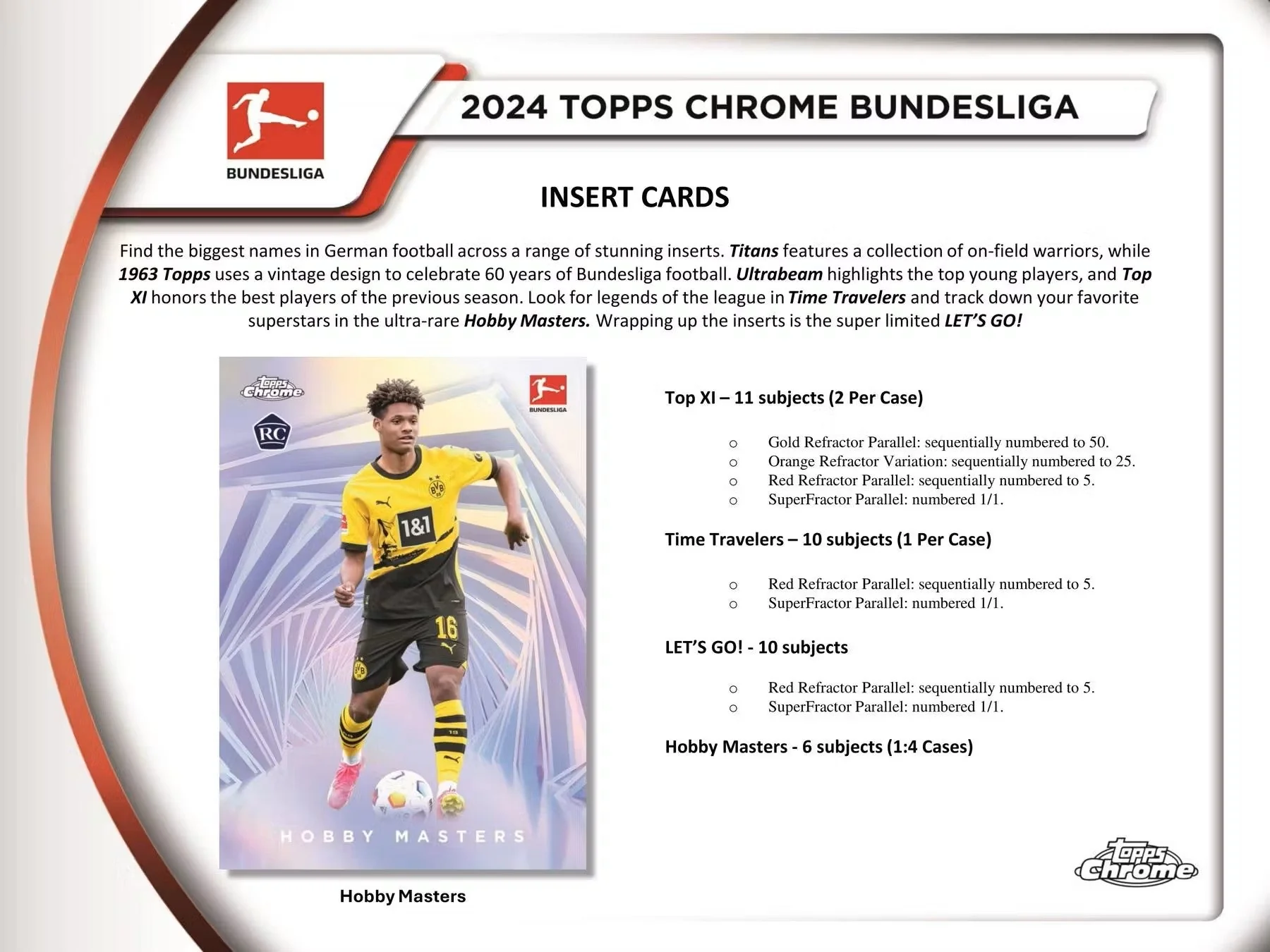 2023/24 Topps Chrome Bundesliga Soccer Hobby Box - Image 5