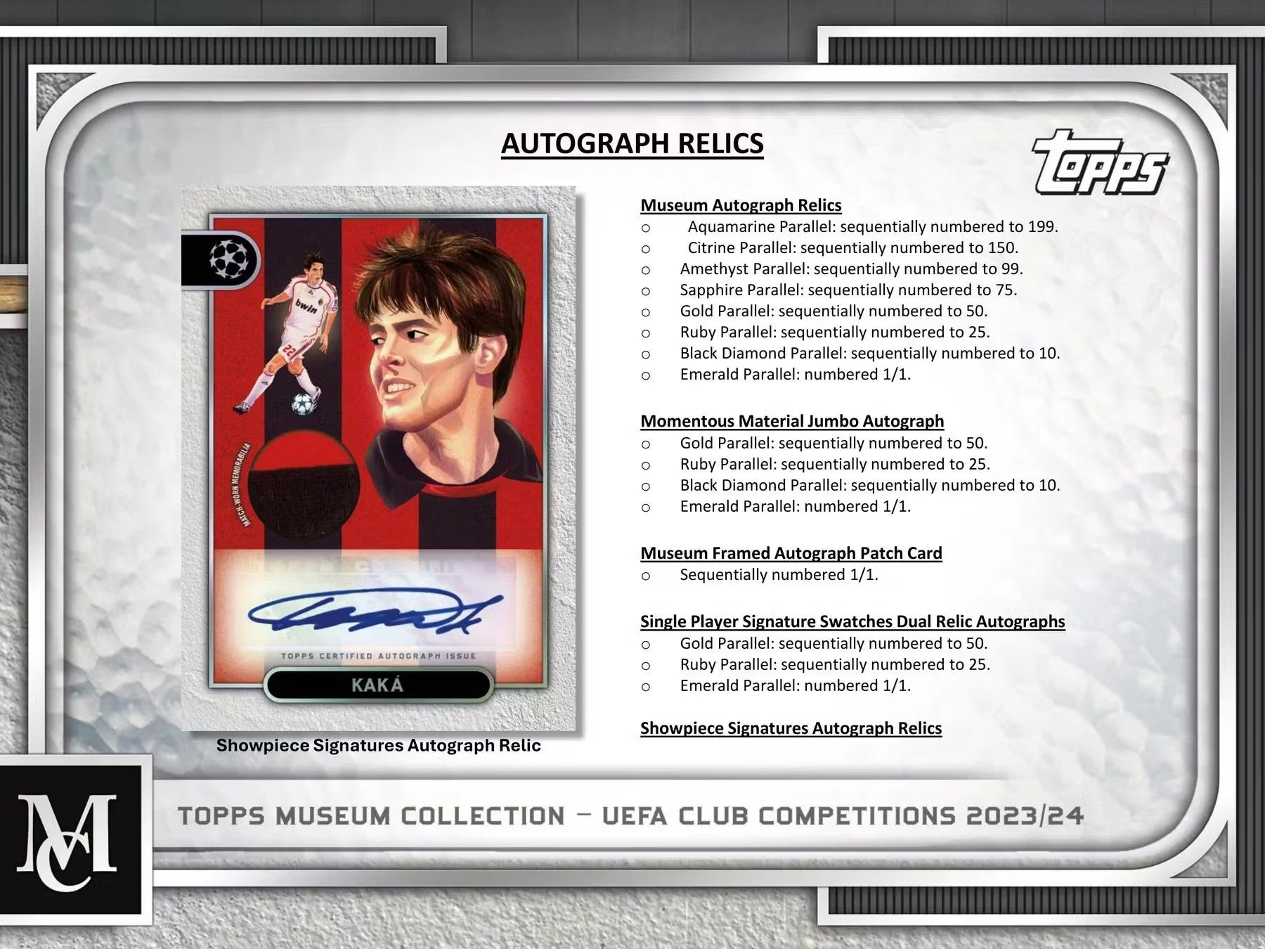 2023-24 Topps UEFA Club Competitions Museum Collection Soccer Hobby Box - Image 2