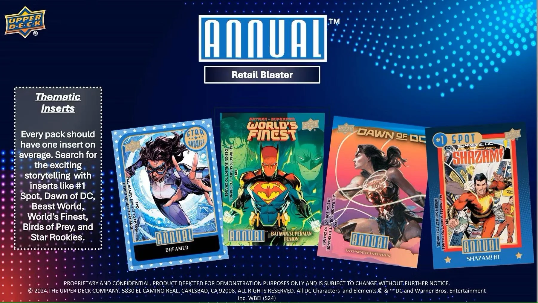 2023/24 Upper Deck DC Annual 6-Pack Blaster Box - Image 4