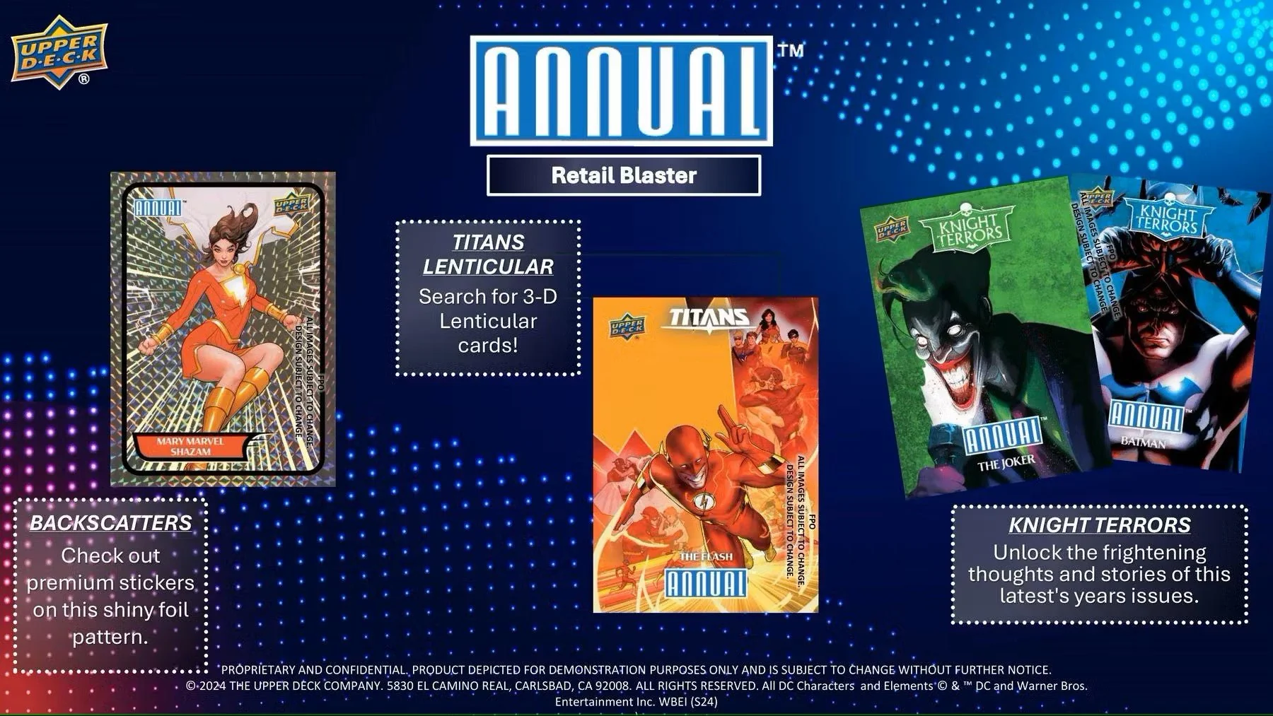 2023/24 Upper Deck DC Annual 6-Pack Blaster Box - Image 5