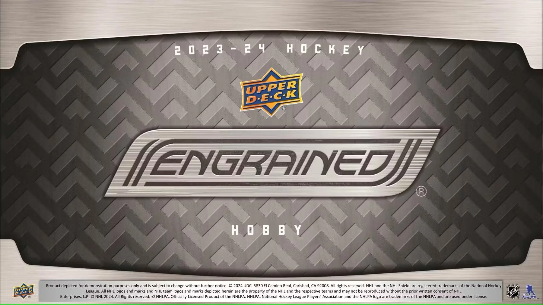 2023-24 Upper Deck Engrained Hockey Hobby Box - Image 3