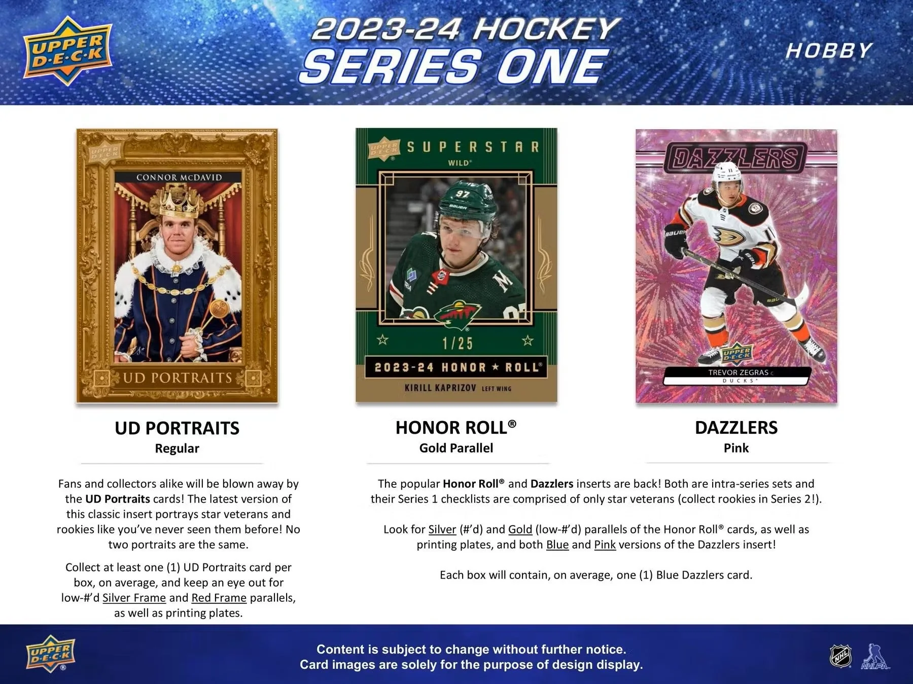 2023-24 Upper Deck Series 1 Hockey Hobby Box - Image 7