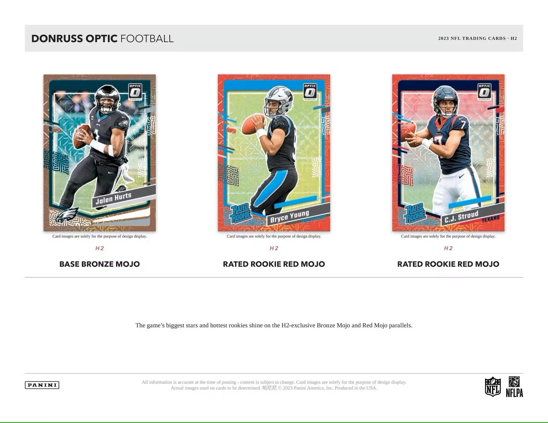 2023 Panini Donruss Optic Football H2 Box - Image 4
