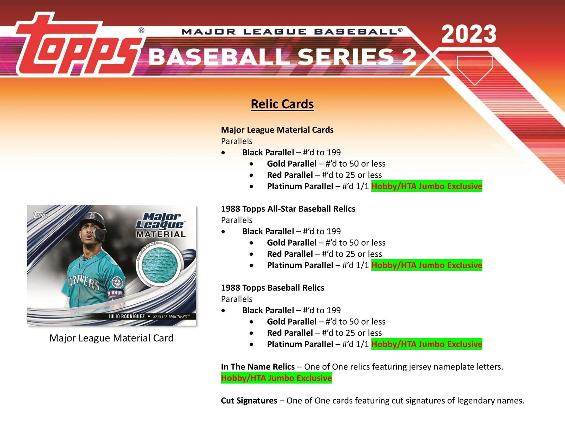 2023 Topps Series 2 Baseball Hobby Jumbo Box - Image 11