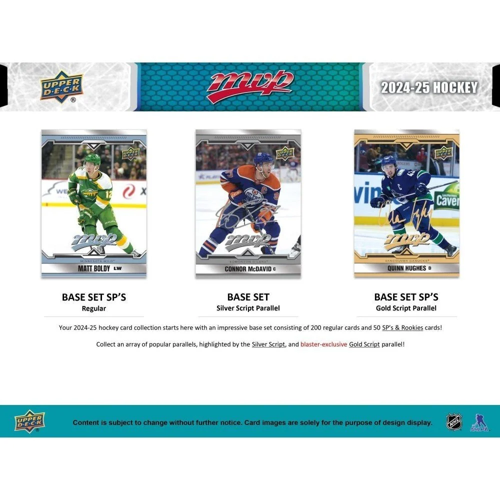 2024-25 Upper Deck MVP Hockey Blaster Box - Image 2