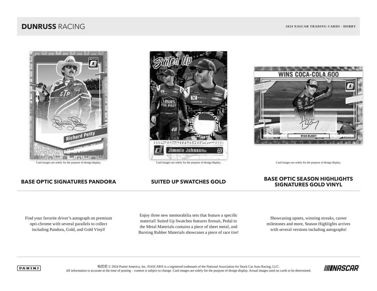 2024 Panini Donruss Racing Hobby Box - Image 3