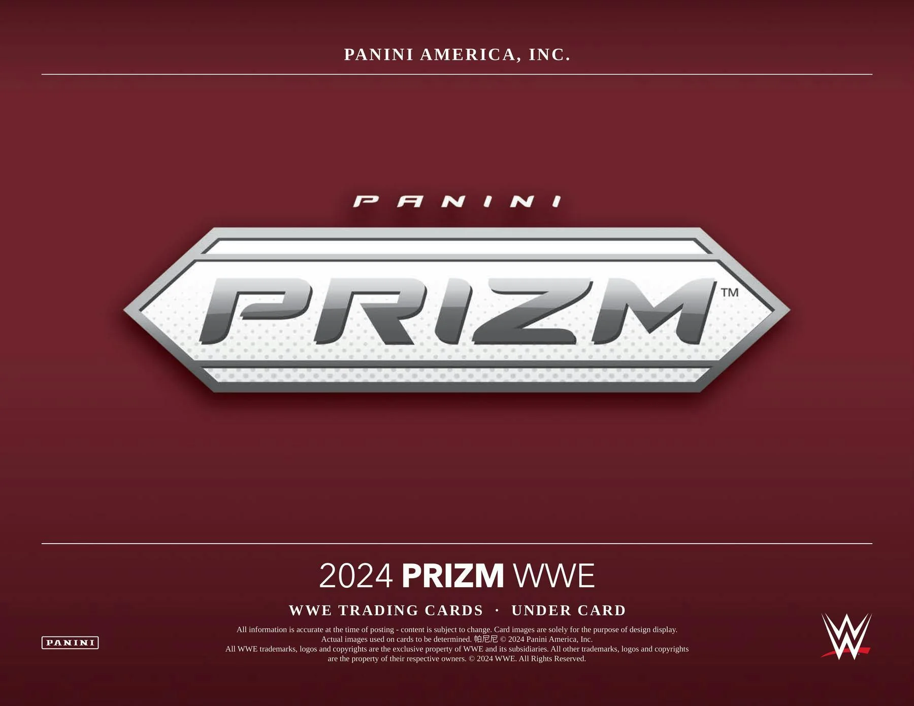 2024 Panini Prizm WWE Wrestling Under Card Box - Image 3