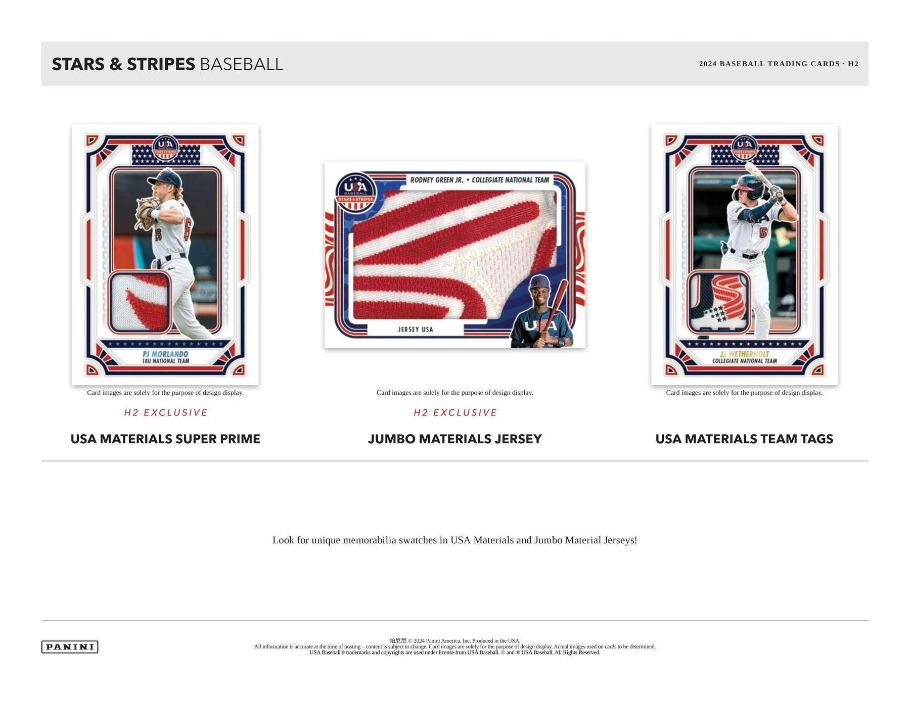 2024 Panini USA Stars & Stripes Baseball Hybrid H2 Box - Image 6