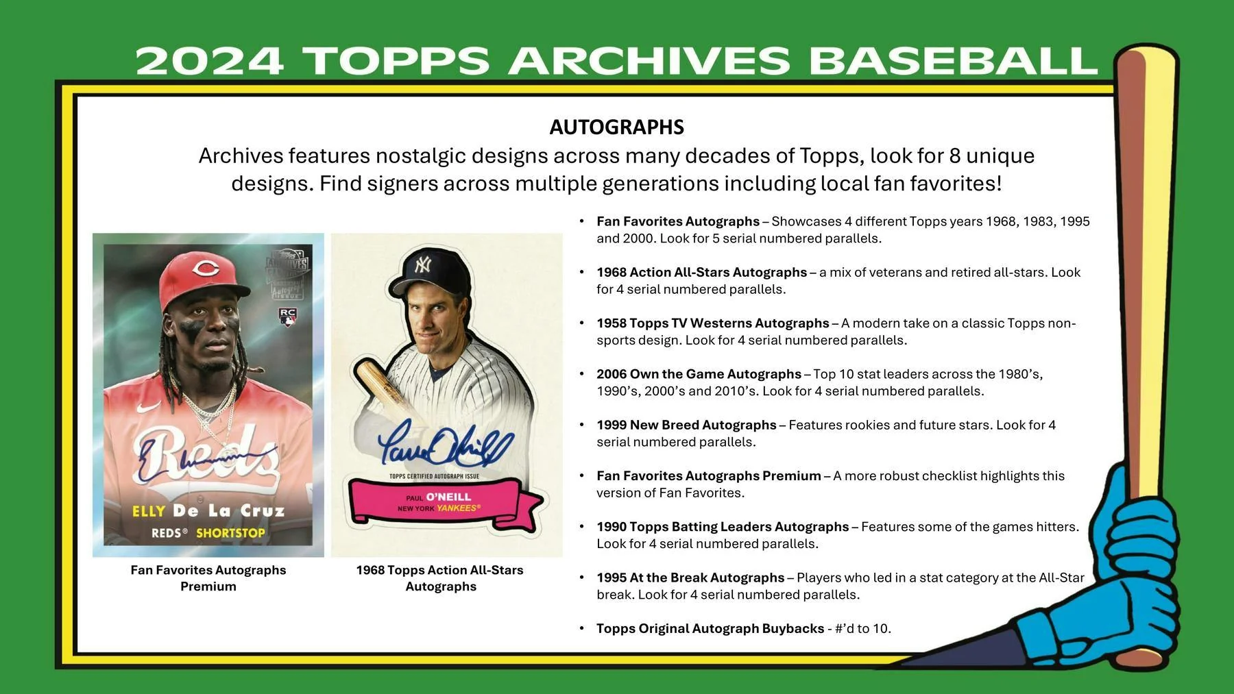 2024 Topps Archives Baseball Collector Box - Image 5