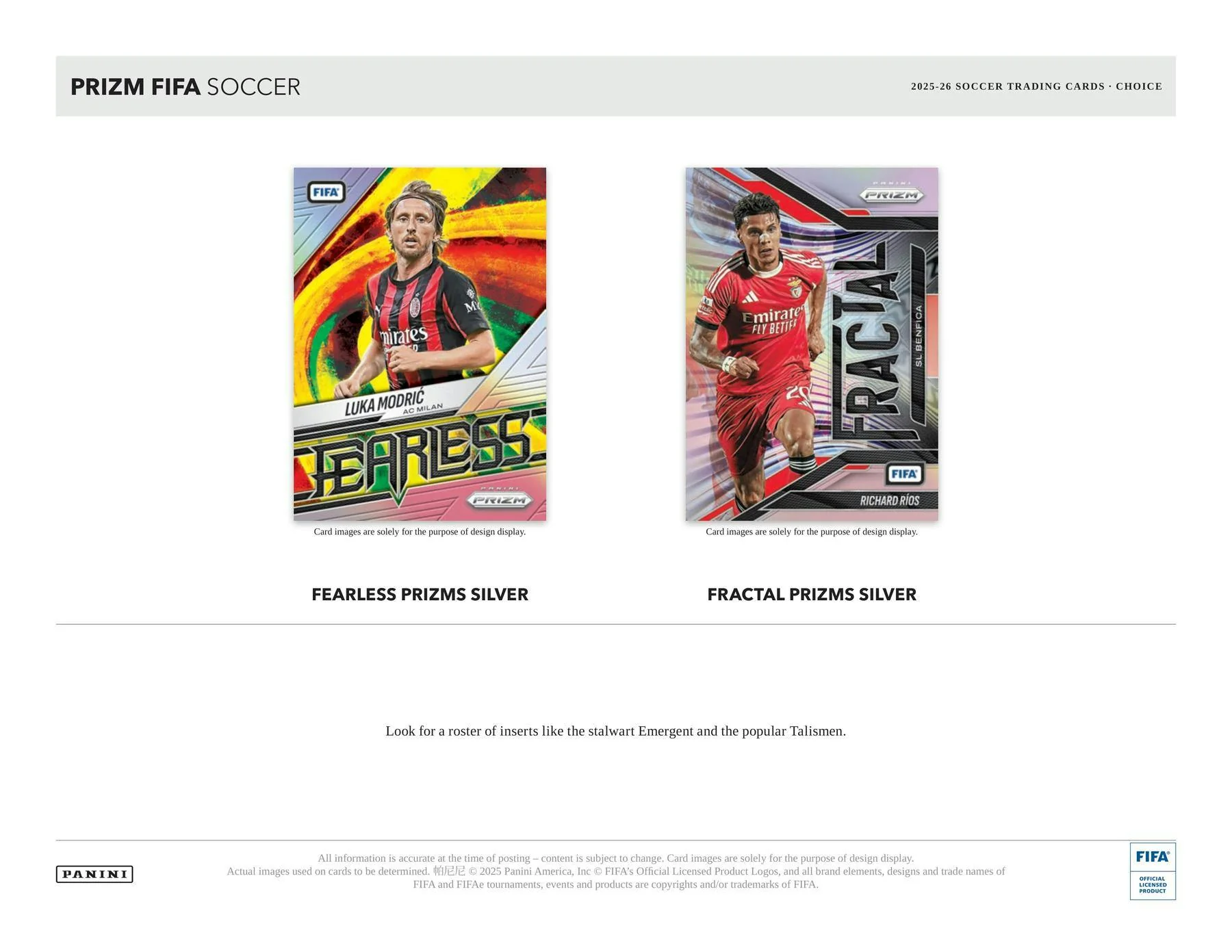 2025/26 Panini Prizm FIFA Soccer Choice Box | Columbia Sports Cards - Image 5