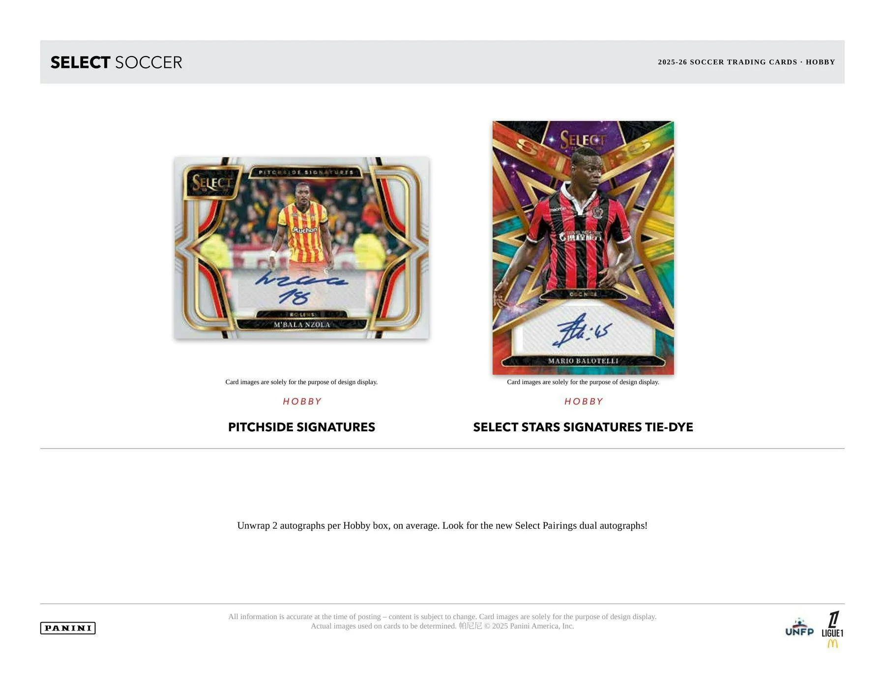 2025/26 Panini Select Ligue 1 Soccer H2 Box | Columbia Sports Cards - Image 4