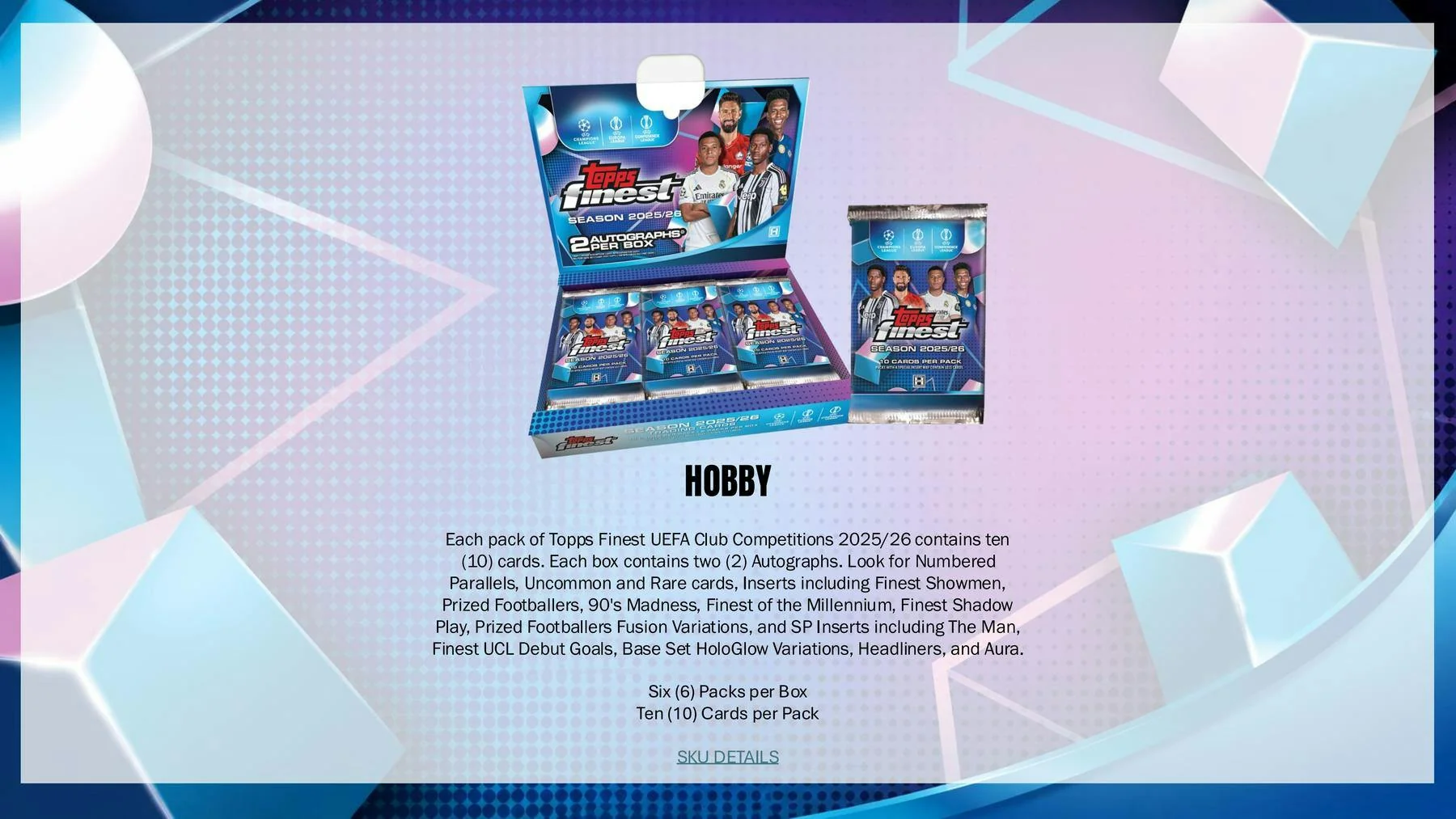 2025/26 Topps UEFA Club Competitions Finest Soccer Hobby Box | Columbia Sports Cards - Image 4