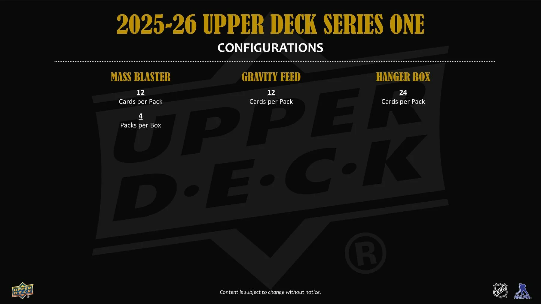 2025-26 Upper Deck Series 1 Hockey Blaster Box - Image 8