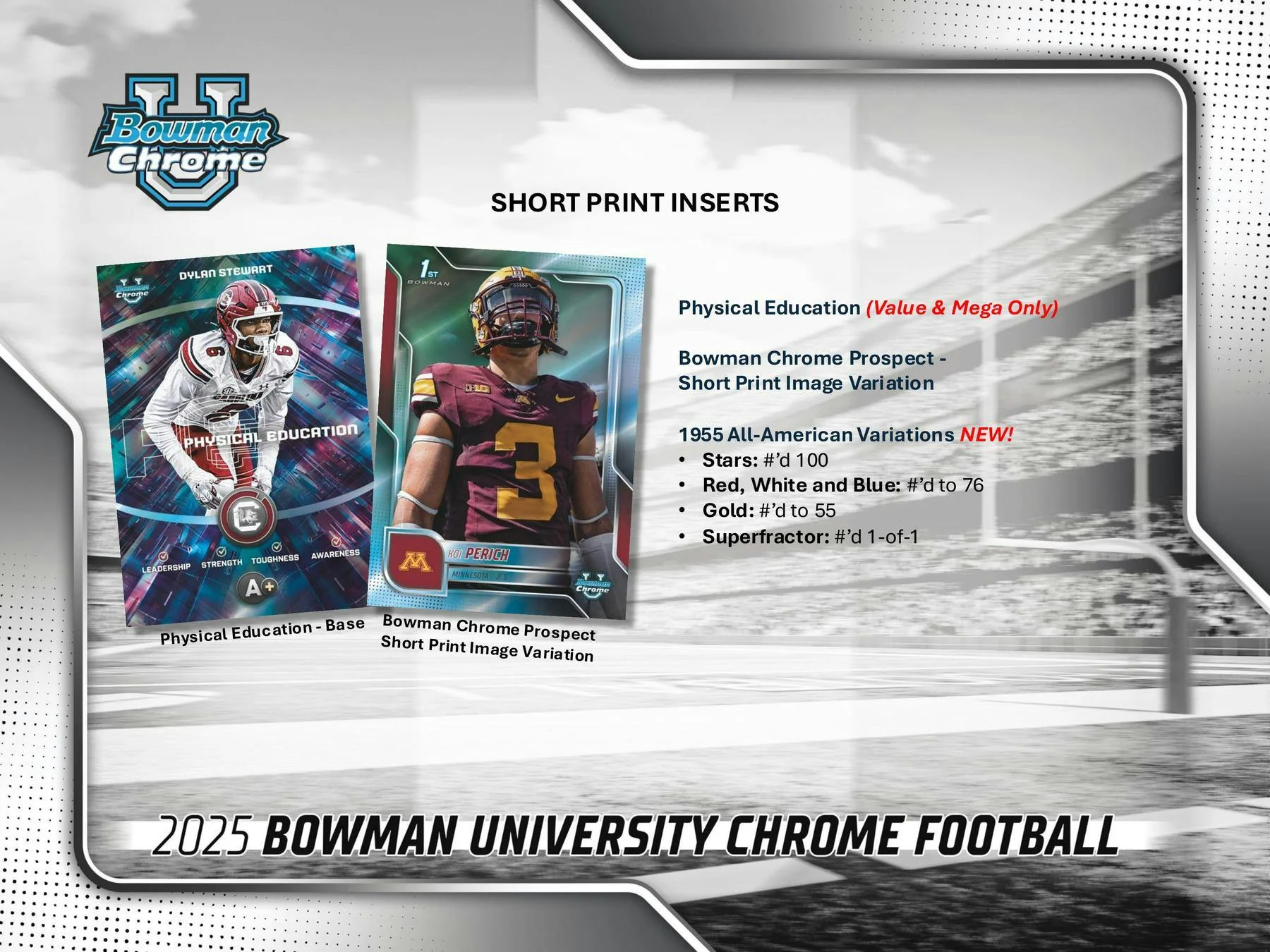 2025 Bowman University Chrome Football Blaster Box | Columbia Sports Cards - Image 6
