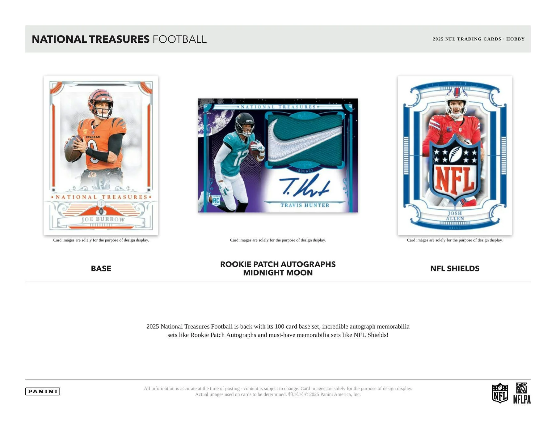 2025 Panini National Treasures Football Hobby Box | Columbia Sports Cards - Image 2