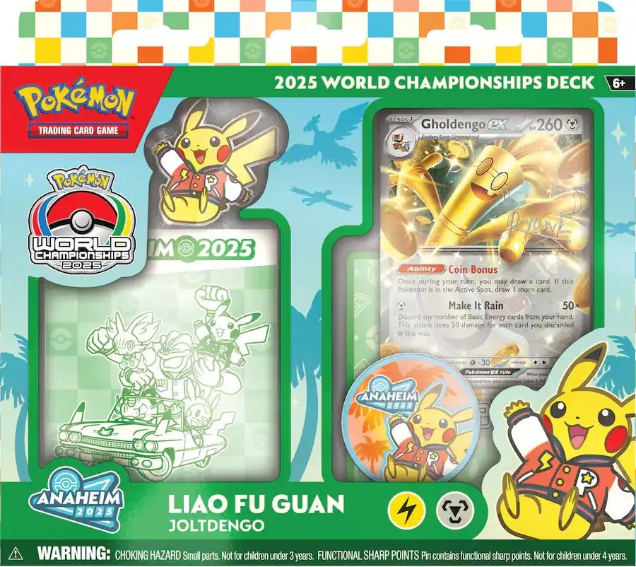 2025 Pokemon TCG World Championship Deck Box | Columbia Sports Cards - Image 3