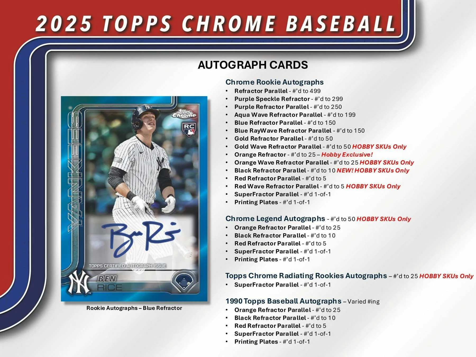 2025 Topps Chrome Baseball Hobby Box | Columbia Sports Cards & More - Image 10