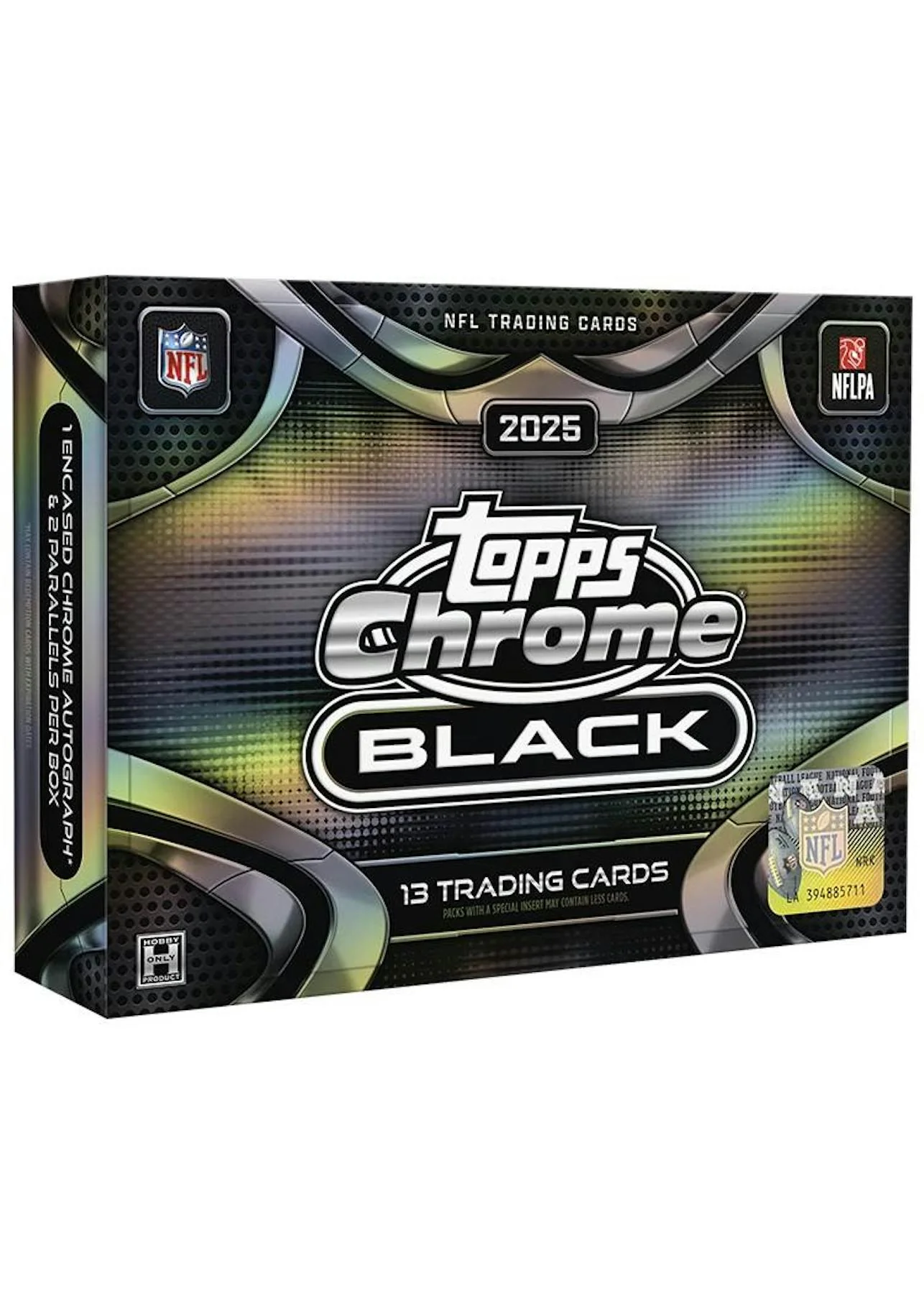 2025 Topps Chrome Black Football Hobby Box | Columbia Sports Cards