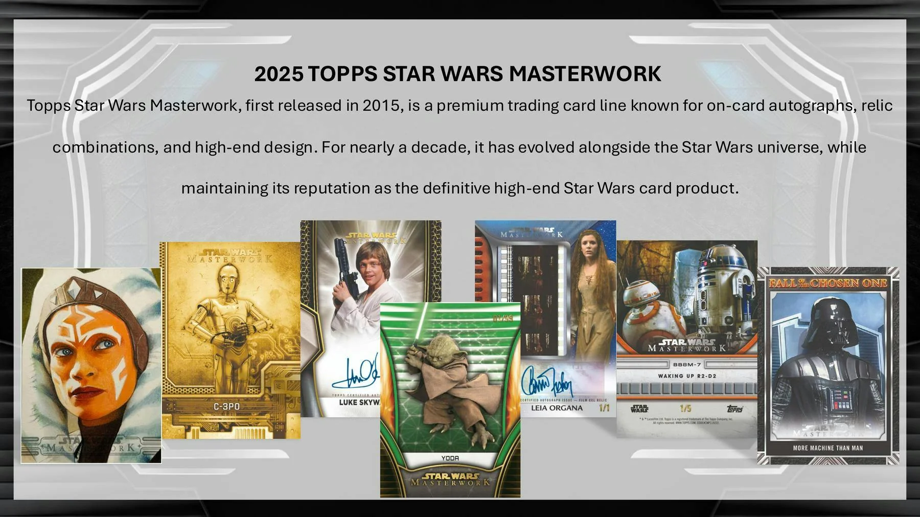 2025 Topps Star Wars Masterwork Hobby Box | Columbia Sports Cards - Image 2