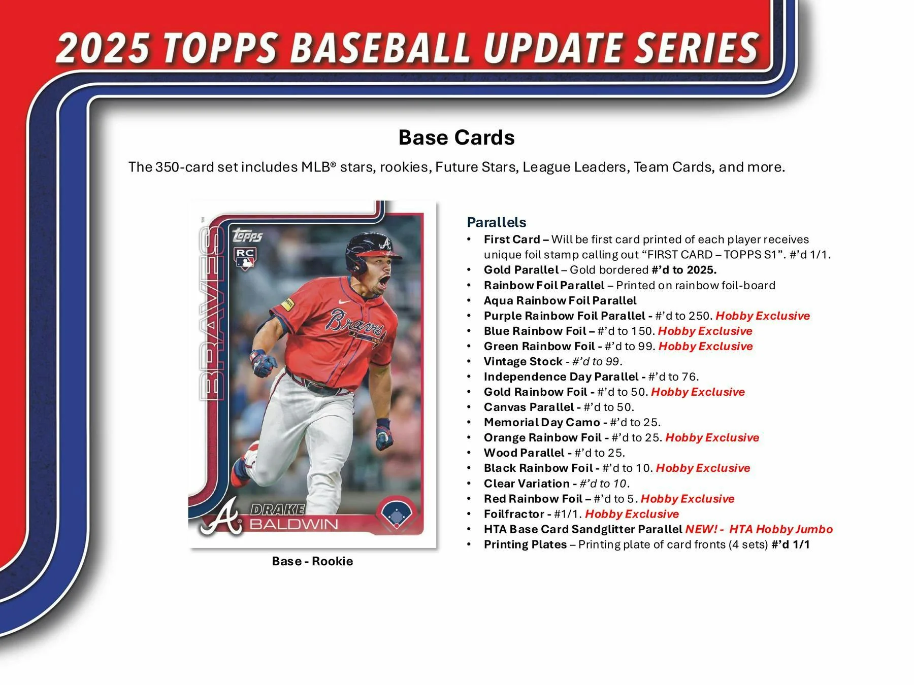 2025 Topps Update Series Baseball Hobby Box | Columbia Sports Cards - Image 3