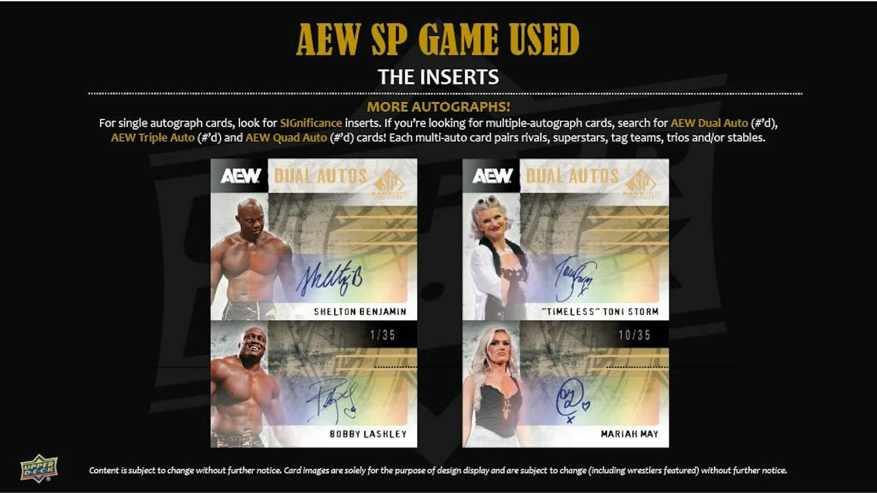 2025 Upper Deck AEW SP Game Used Wrestling Hobby Box | Columbia Sports Cards - Image 8