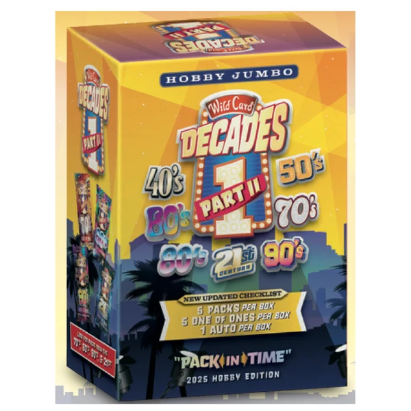 2025 Wild Card Decades Part II Hobby Box | Columbia Sports Cards