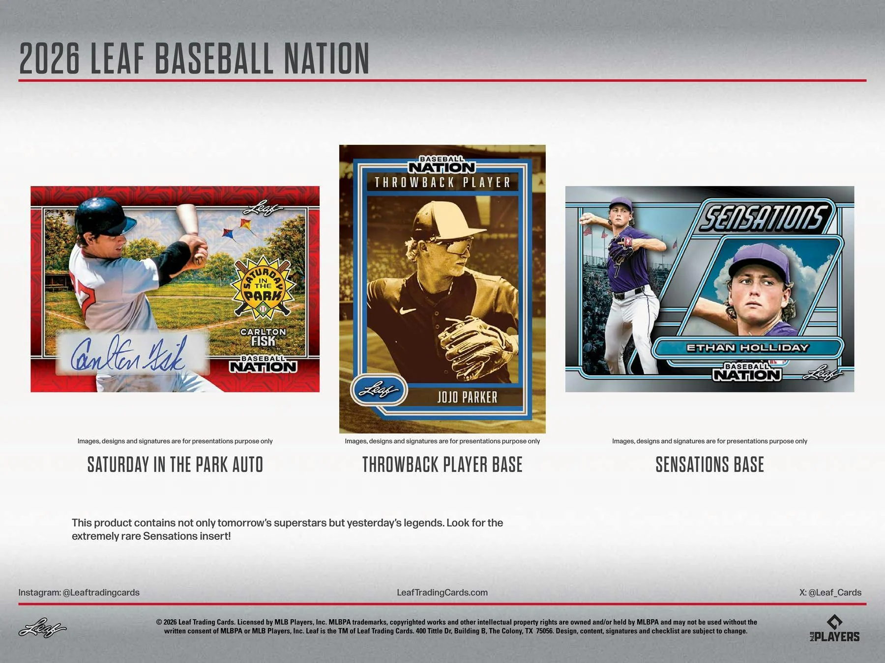 2026 Leaf Baseball Nation Hobby Box | Columbia Sports Cards - Image 6