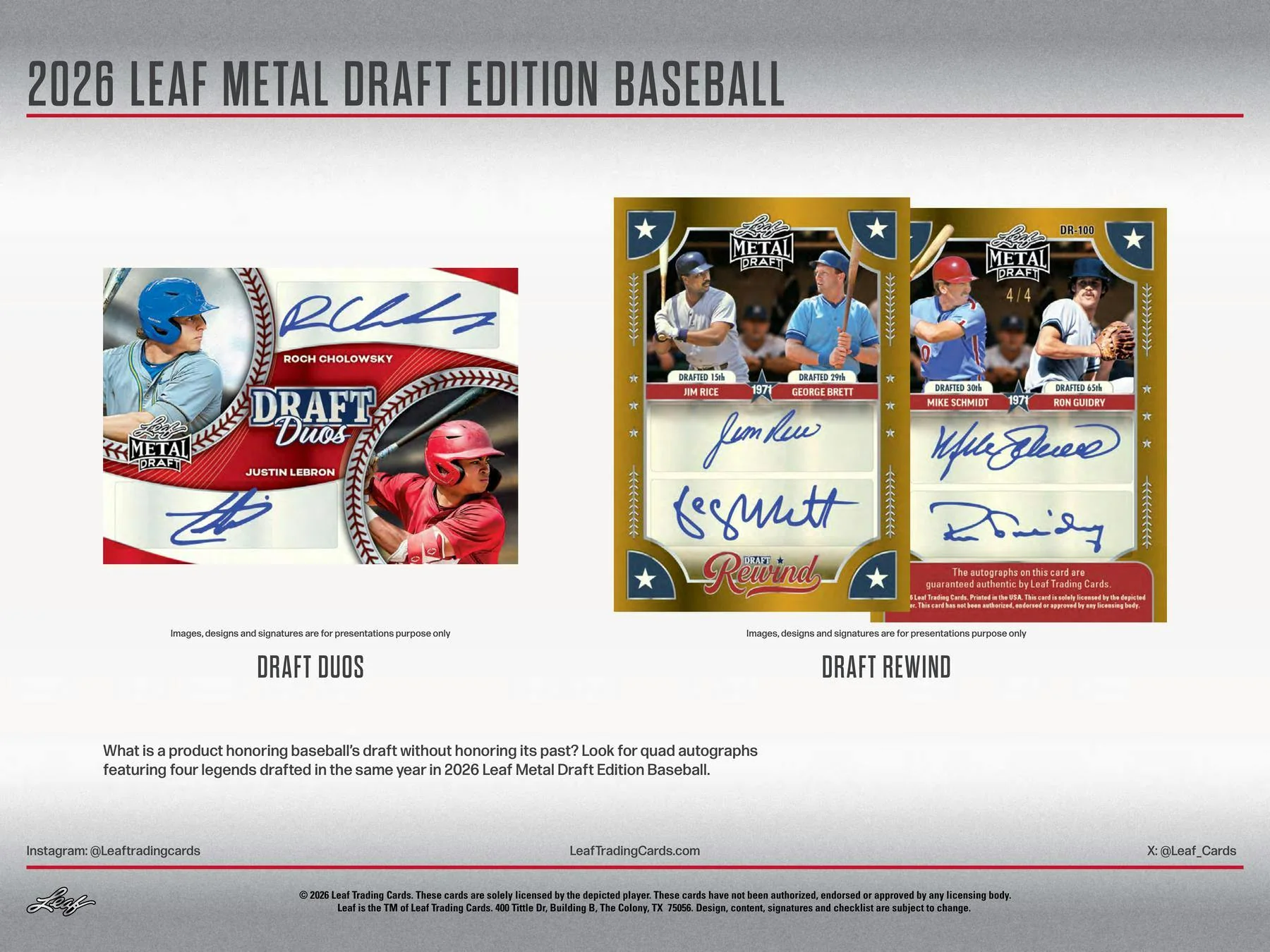 2026 Leaf Metal Draft Baseball Mega Jumbo Box | Columbia Sports Cards - Image 6