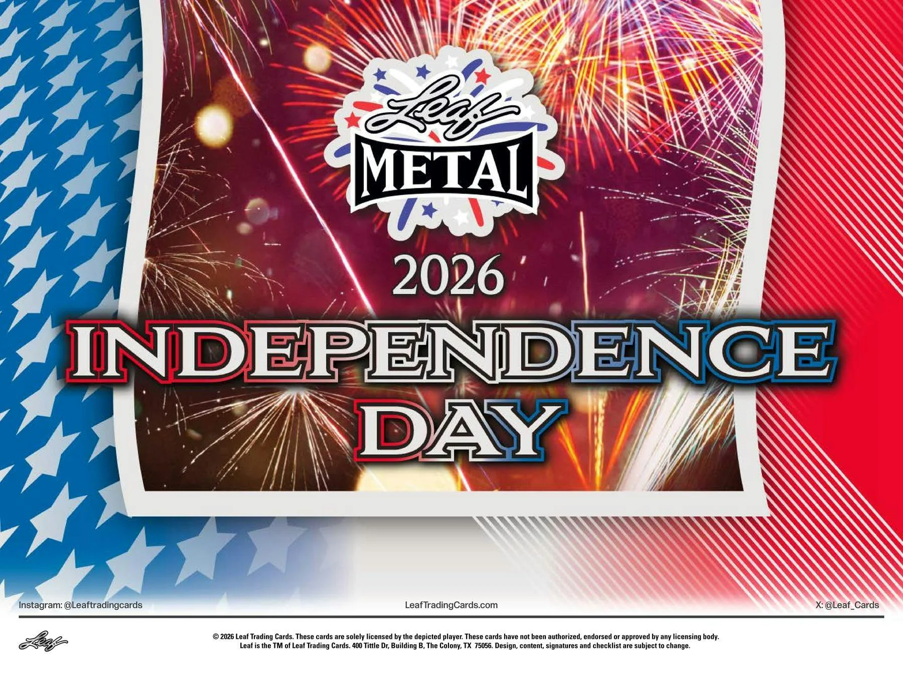 2026 Leaf Metal Independence Day Founding Fathers Box | Columbia Sports Cards - Image 3