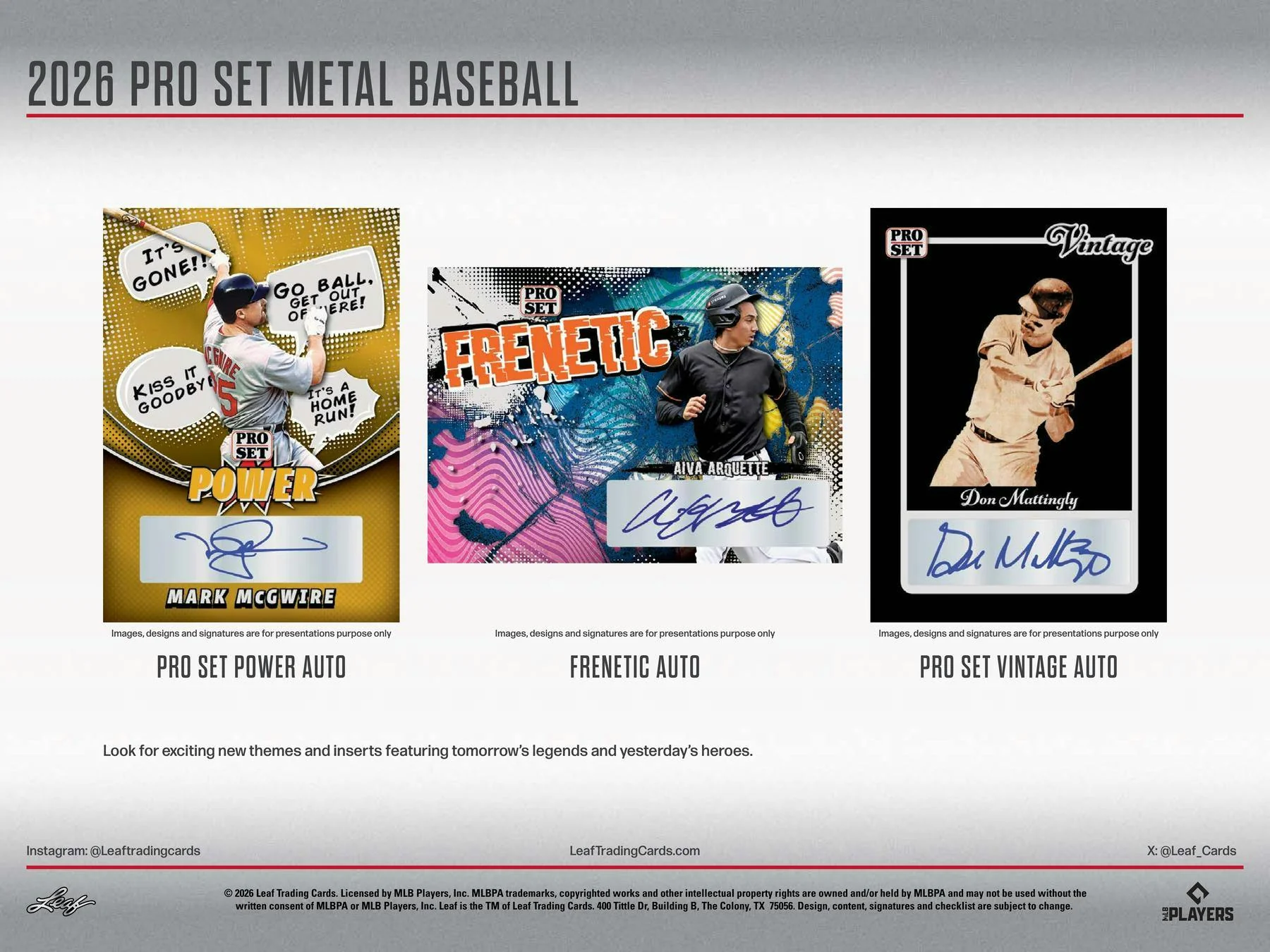 2026 Leaf Pro Set Metal Baseball Hobby Jumbo Box | Columbia Sports Cards - Image 5