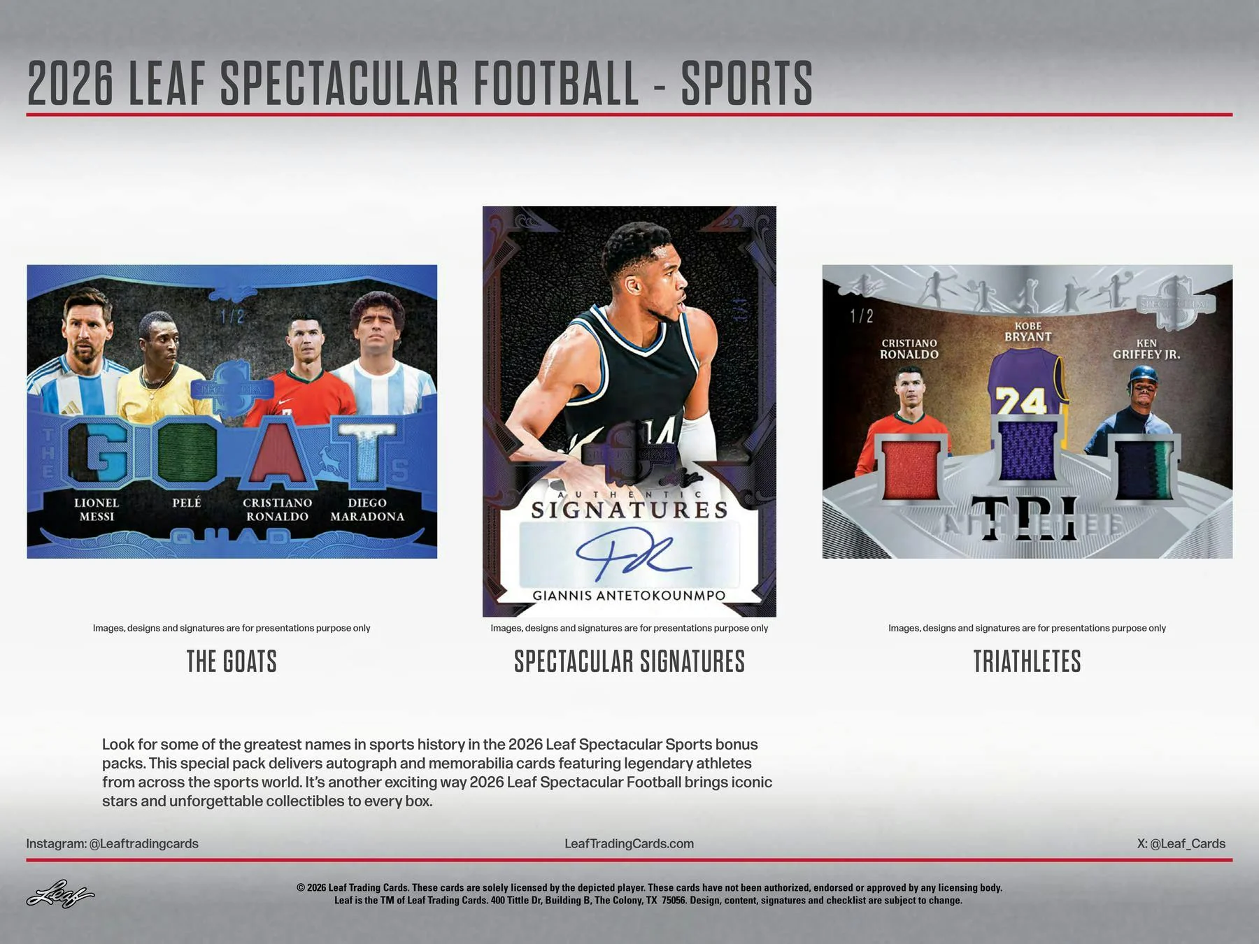 2026 Leaf Spectacular Football Hobby Box | Columbia Sports Cards - Image 13