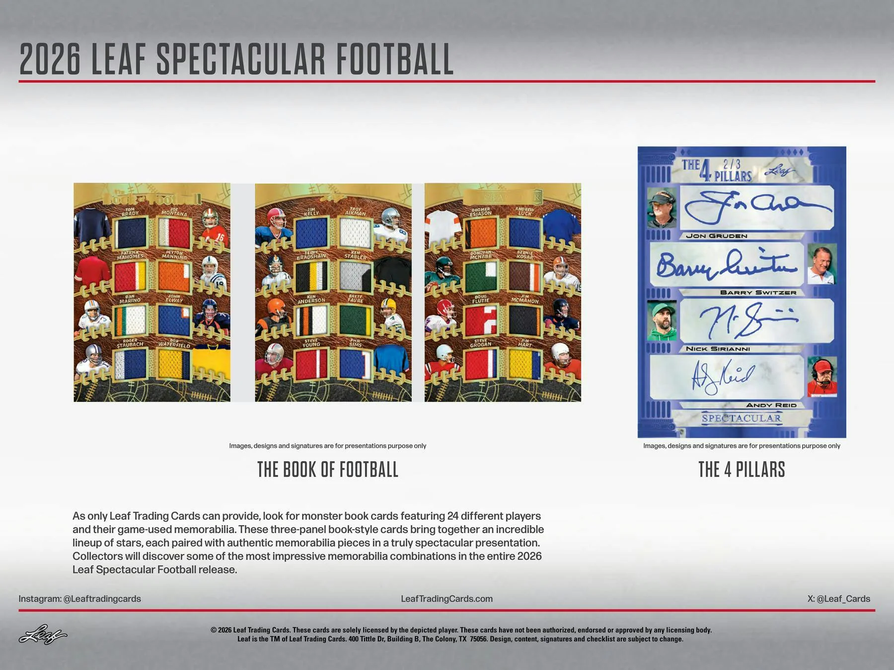 2026 Leaf Spectacular Football Hobby Box | Columbia Sports Cards - Image 7
