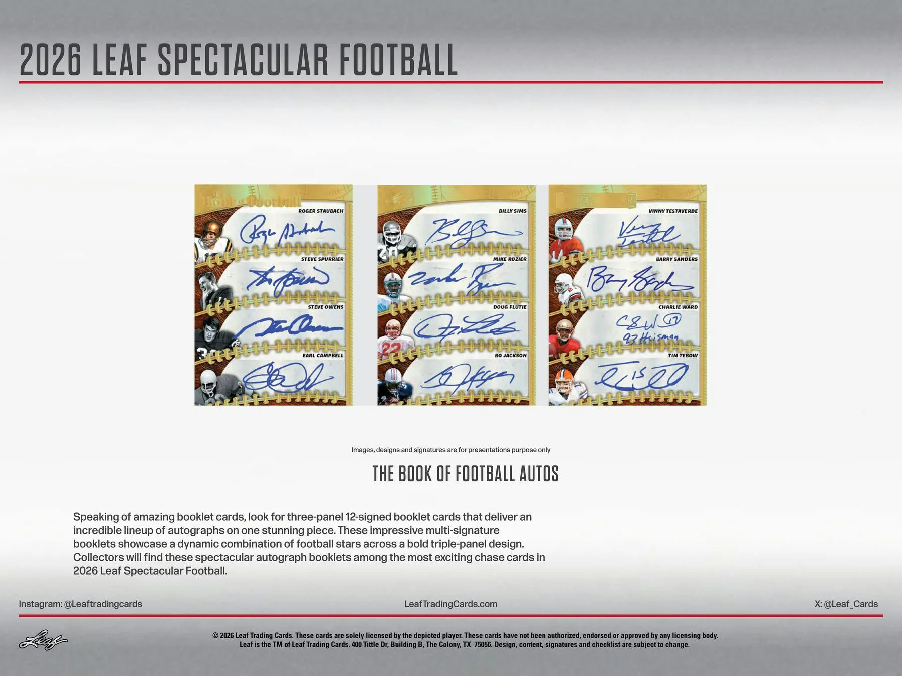 2026 Leaf Spectacular Football Hobby Box | Columbia Sports Cards - Image 8
