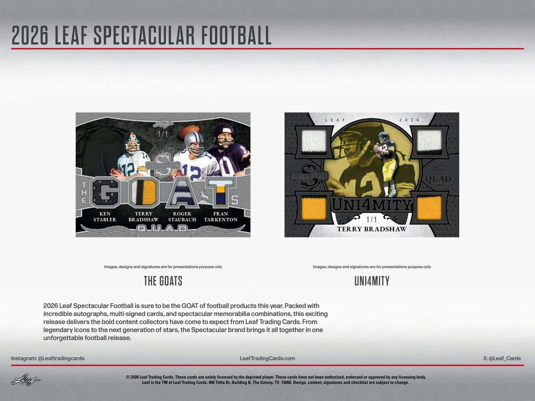 2026 Leaf Spectacular Football Hobby Box | Columbia Sports Cards - Image 9