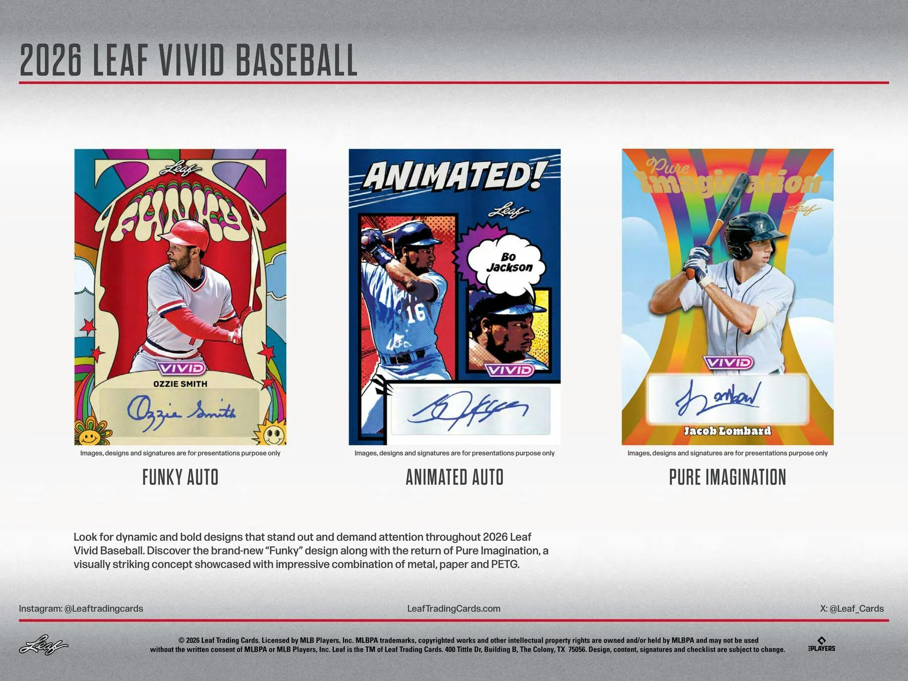 2026 Leaf Vivid Baseball Hobby Box | Columbia Sports Cards - Image 4