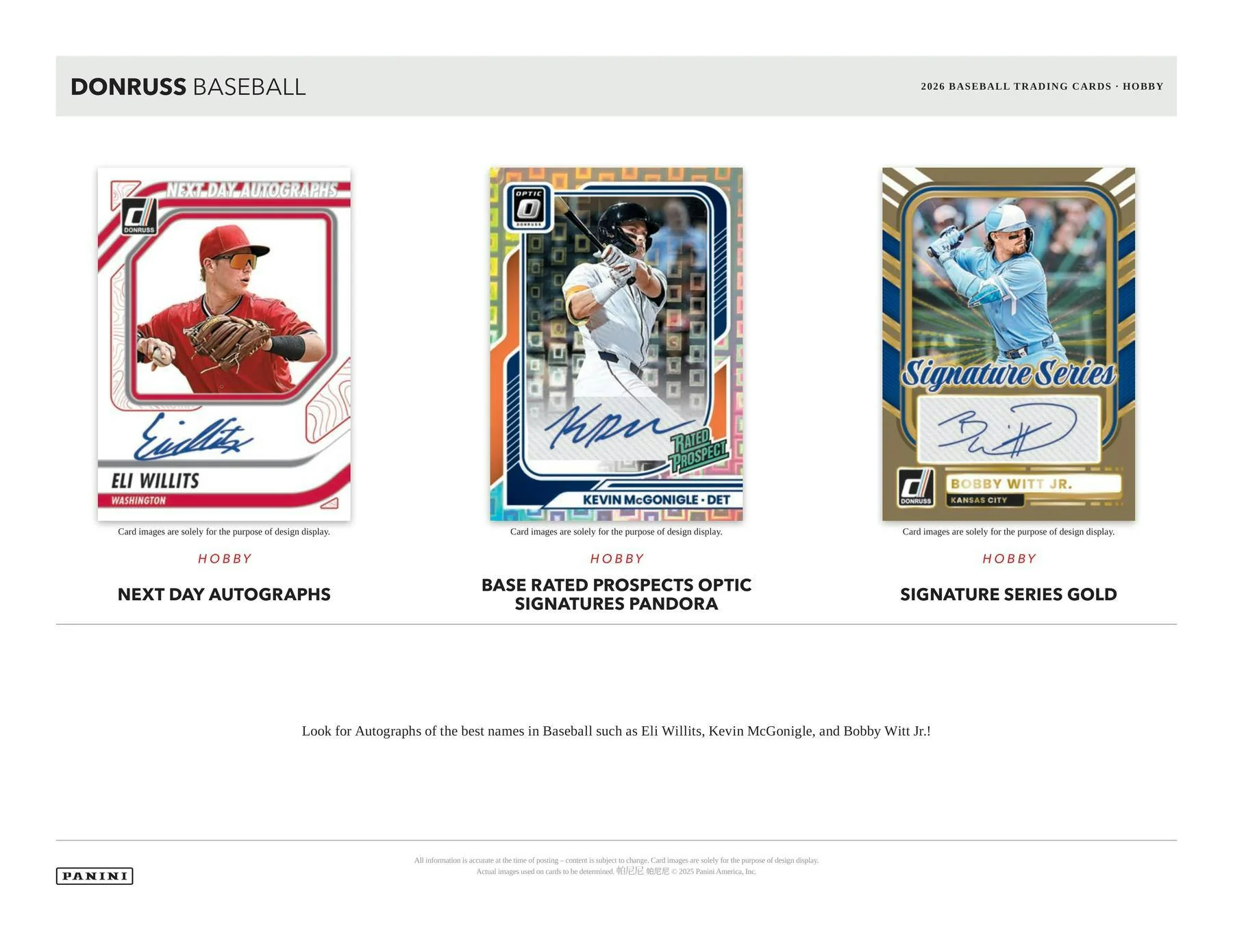 2026 Panini Donruss Baseball Hobby Box | Columbia Sports Cards - Image 3