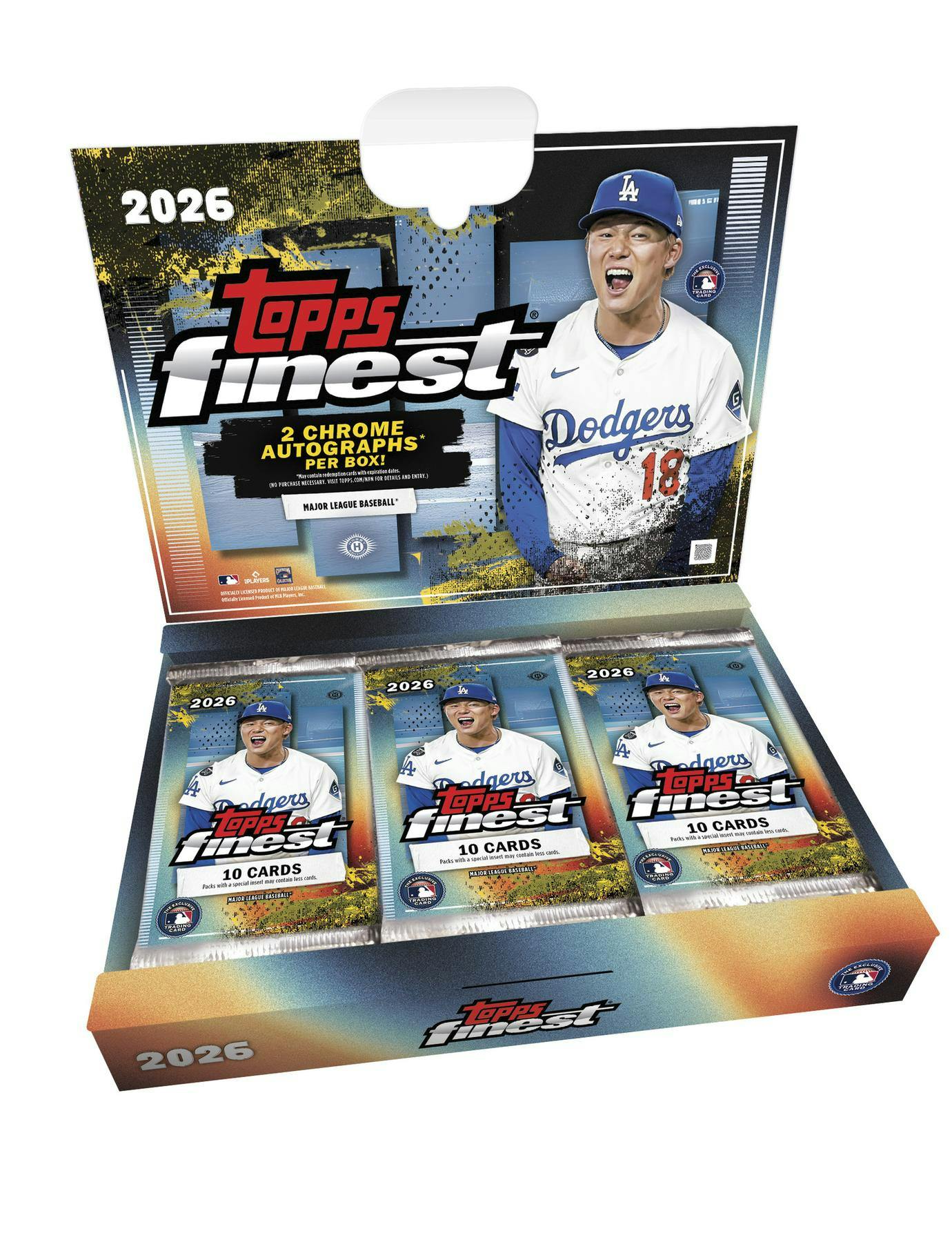 2026 Topps Finest Baseball Hobby Box | Columbia Sports Cards