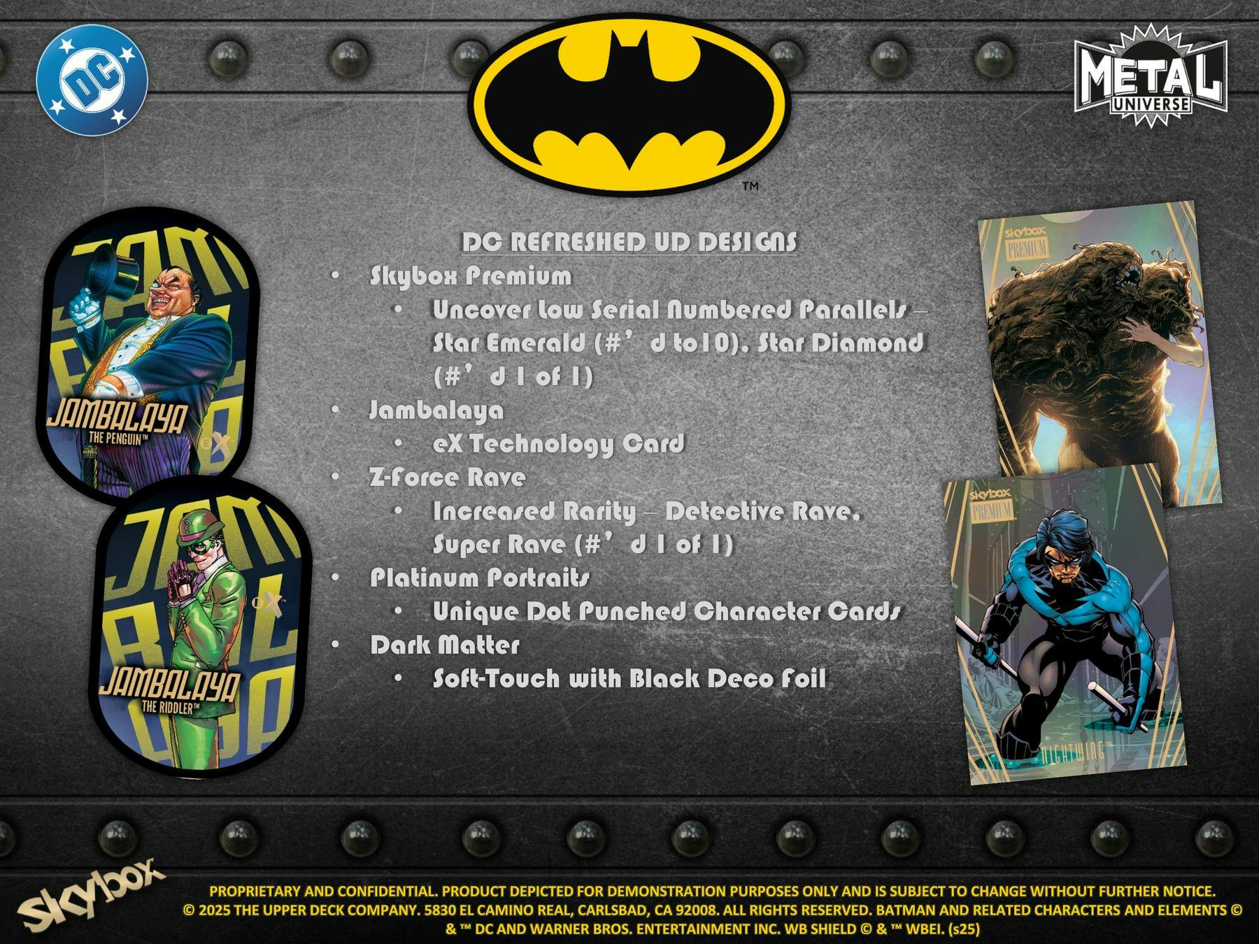 2025 Upper Deck Skybox Metal Universe Batman Hobby Box | Columbia Sports Cards - Image 7